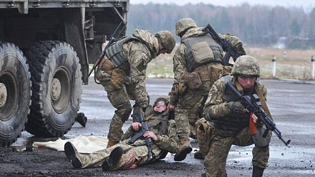 "RV" опубликовала кадры с боевиками ВС Украины, покалеченными в бою с войсками ВС России