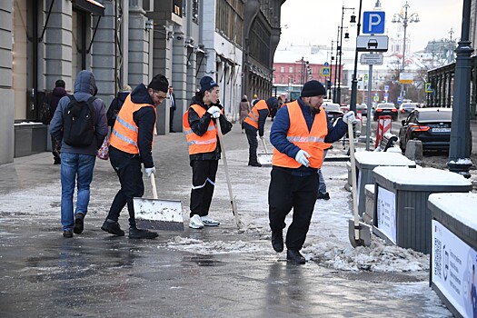 Москва столкнулась с нехваткой дворников перед началом зимы