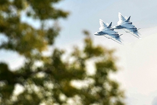 Истребители Су-57 смогут запускать в воздухе рой мини-беспилотников