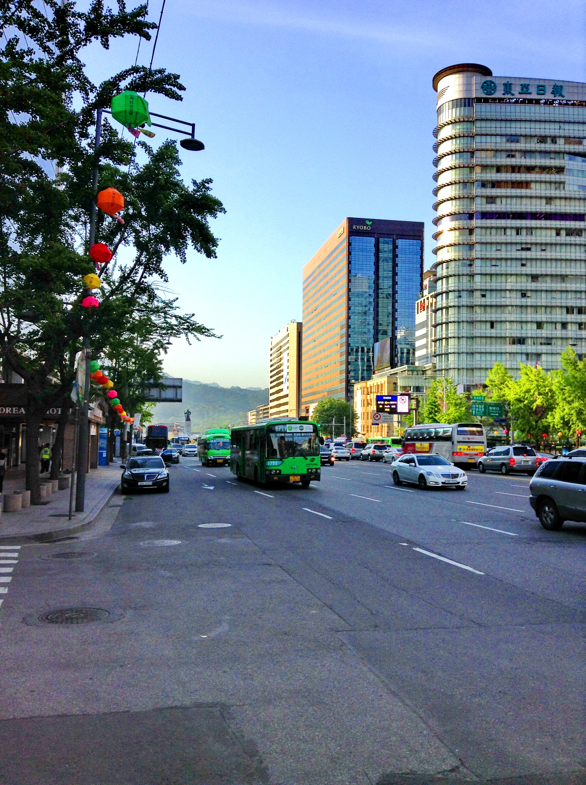 проспект Сечжон Saejong Rd, Сеул, Южная Корея, Азия