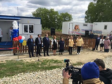 На юге Свердловской области открылся новый модульный ФАП и состоялась всероссийская акция #ДоброВСело