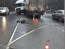 Под Калининградом «Мазду» с женщиной за рулем сначала таранил «Мерседес», затем – «МАН»