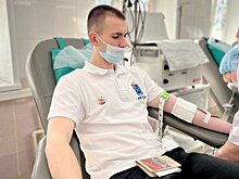 В Подмосковье «Молодая Гвардия» организовала акцию по сдаче донорской крови