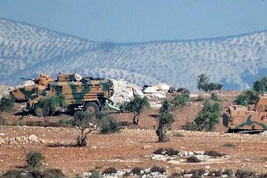 По сообщению агентства DHA сирийские ВВС атаковали турецкий конвой в Идлибе