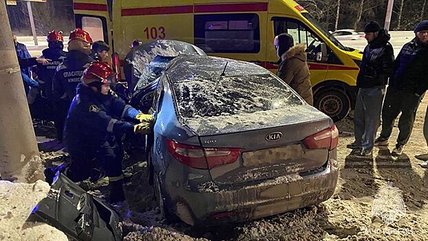 Три человека пострадали в ДТП на 10 лет Октября в Ижевске