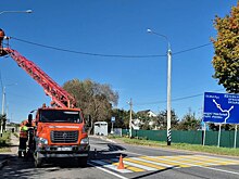 Дорогу Мстихино-М3 «Украина» подсветили