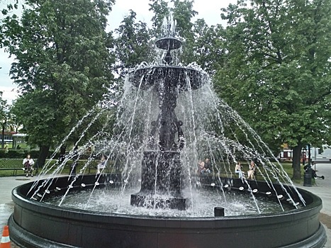 Главный городской фонтан заработал в Нижнем Новгороде