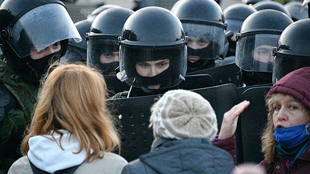 В Белоруссии задержали больше 100 протестующих