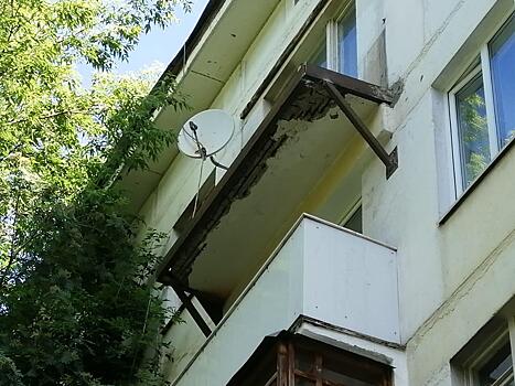 Третий по счету аварийный балкон отремонтировали на 3-й Новоостанкинской