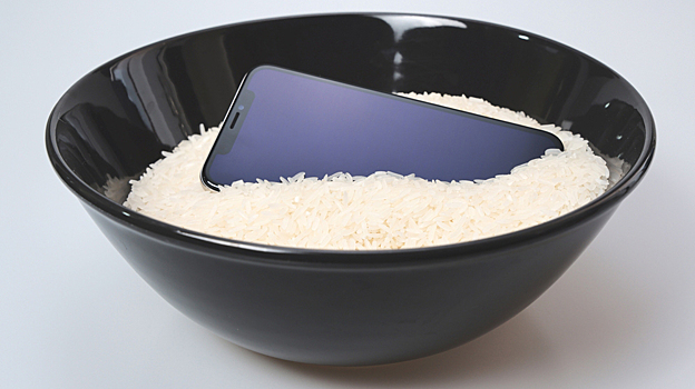 В Apple призвали не класть намокший iPhone в пакет с рисом и не сушить феном