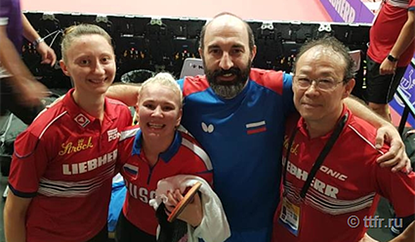 Носкова стала серебряным призёром ЧЕ по настольному теннису в парном разряде