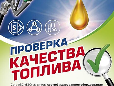 График проверок качества топлива на АЗС "ТЭС" с 13 по 26 января