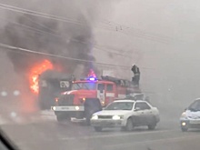 Цветочный магазин сгорел на проспекте Гагарина в Нижнем Новгороде