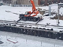 В Барнауле проверяют грунт на прочность на путепроводе по проспекту Ленина