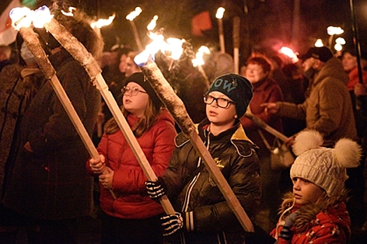 На Украине прошли шествия в честь Степана Бандеры