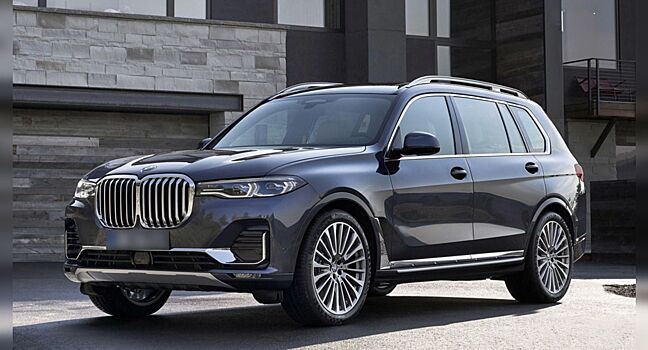 Опубликовали первые изображения обновлённого BMW X7