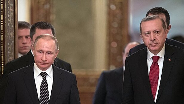 Путин и Эрдоган обсудили ситуацию в Сирии