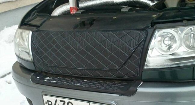 На каких авто зимой лучше закрыть решетку радиатора?