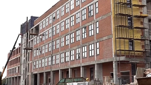 Почти наполовину готово новое здание поликлиники в Вологде