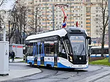 Первый беспилотный трамвай в Москве ни разу не нарушил ПДД