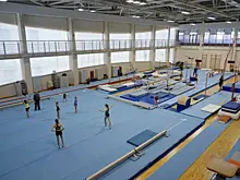 Обновили "Грацию": юные самарские гимнасты будут заниматься в отремонтированном зале