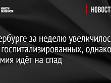 В Петербурге за неделю увеличилось число госпитализированных, однако пандемия идёт на спад