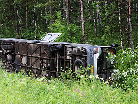 ДТП с автобусом в Карелии: ранены 15 пассажиров