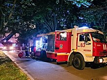 В Москве при пожаре в жилом доме погиб человек