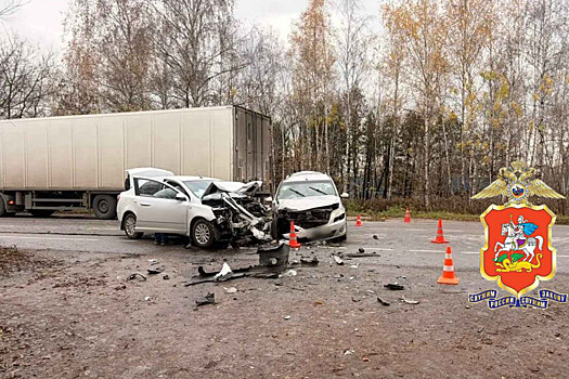 Крупное ДТП парализовало движение на Носовихинском шоссе в Подмосковье