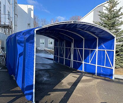 В спортшколе «Зенит-Ижевск» появился новый тоннель для выхода игроков на поле
