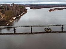 Под Костромой военные восстановят опору моста, рухнувшего от ледохода