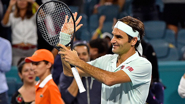 Федерер вышел в полуфинал турнира в Майами