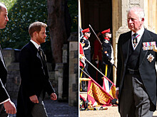 Принцы Гарри и Уильям поругались на похоронах принца Филиппа