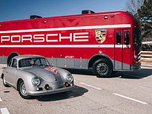 В США пустили с молотка ретроавтобус, переделанный для перевозки Porsche