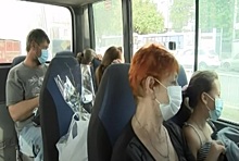 В общественном транспорте Краснодара начали выдавать маски