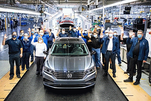 Прощаемся с Volkswagen Passat. Последний седан сошел с конвейера завода в США