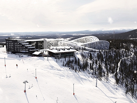 В Финляндии горнолыжники будут кататься по крышам