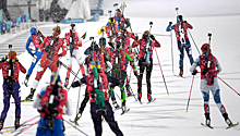 Гонку сквозь снег и ветер выиграли биатлонистки Белоруссии