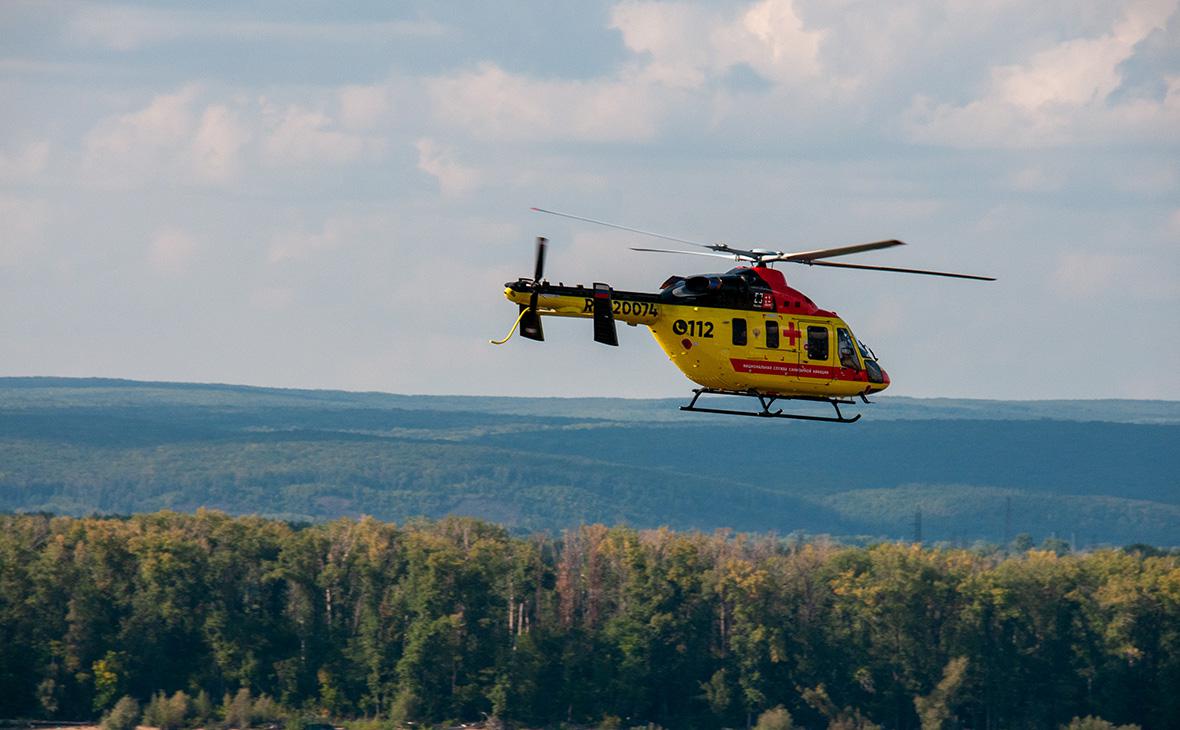Вертолет санавиации успешно сел в Ставрополе