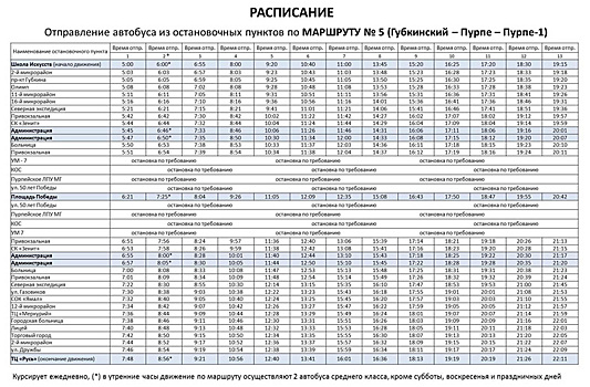 Мэрия Губкинского скорректировала расписание автобусов по просьбе жителей