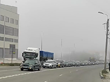 На проезде Яблочкова в Рязани автомобилисты встали в огромную пробку