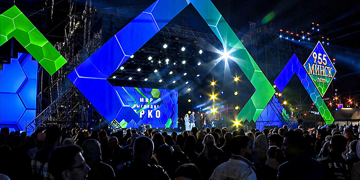 В Минске прошел первый концерт телерадиокомпании «Мир»