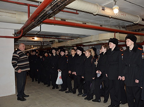 Как устроено одно из защитных сооружений гражданской обороны города Москвы узнали кадеты ГБОУ «Школа № 1367»