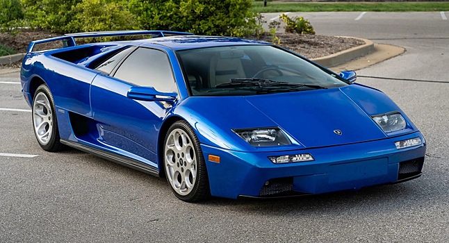 Lamborghini Diablo VT 6.0 в цвете Monterey Blue продается на аукционе