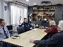 Начальник УФСИН России по Республике Хакасия Андрей Мисюра провел рабочую встречу с республиканским Уполномоченным по правам человека Светланой Могилиной