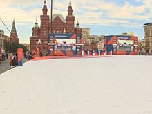 На Красной площади отмечают День Всероссийского бокса