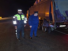 На трассе Астрахань-Махачкала столкнулись BaW c полуприцепом "Тонар"