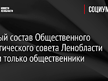 В новый состав Общественного экологического совета Ленобласти вошли только общественники