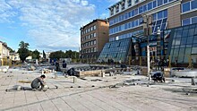Новый фонтан на площади у ЦУМа в Вологде откроют в начале сентября