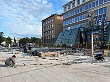 Новый фонтан на площади у ЦУМа в Вологде откроют в начале сентября
